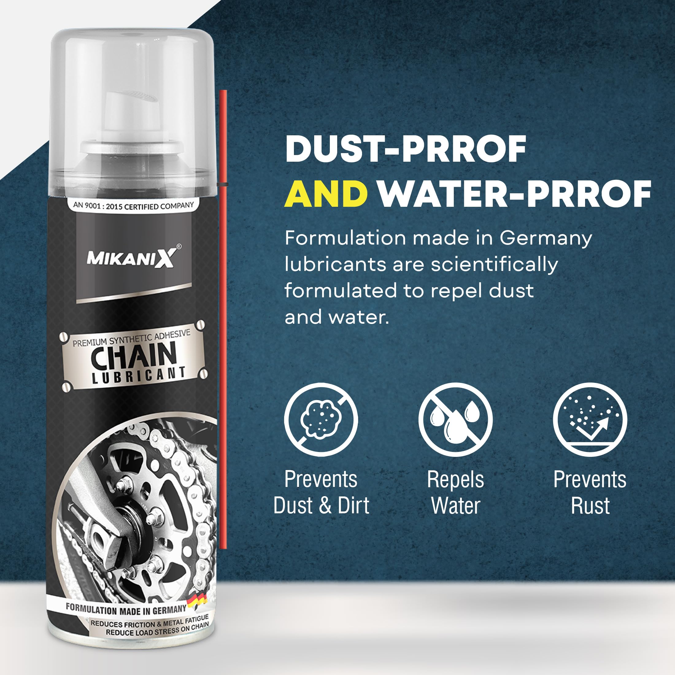 OBEROI'S TRADERS Combo Of Bike Chain Lube Degreaser Spray With Chain Oiler Nozzle Dispenser For Motorbike & Bicycle | Cleans | Shines & Protects Chain