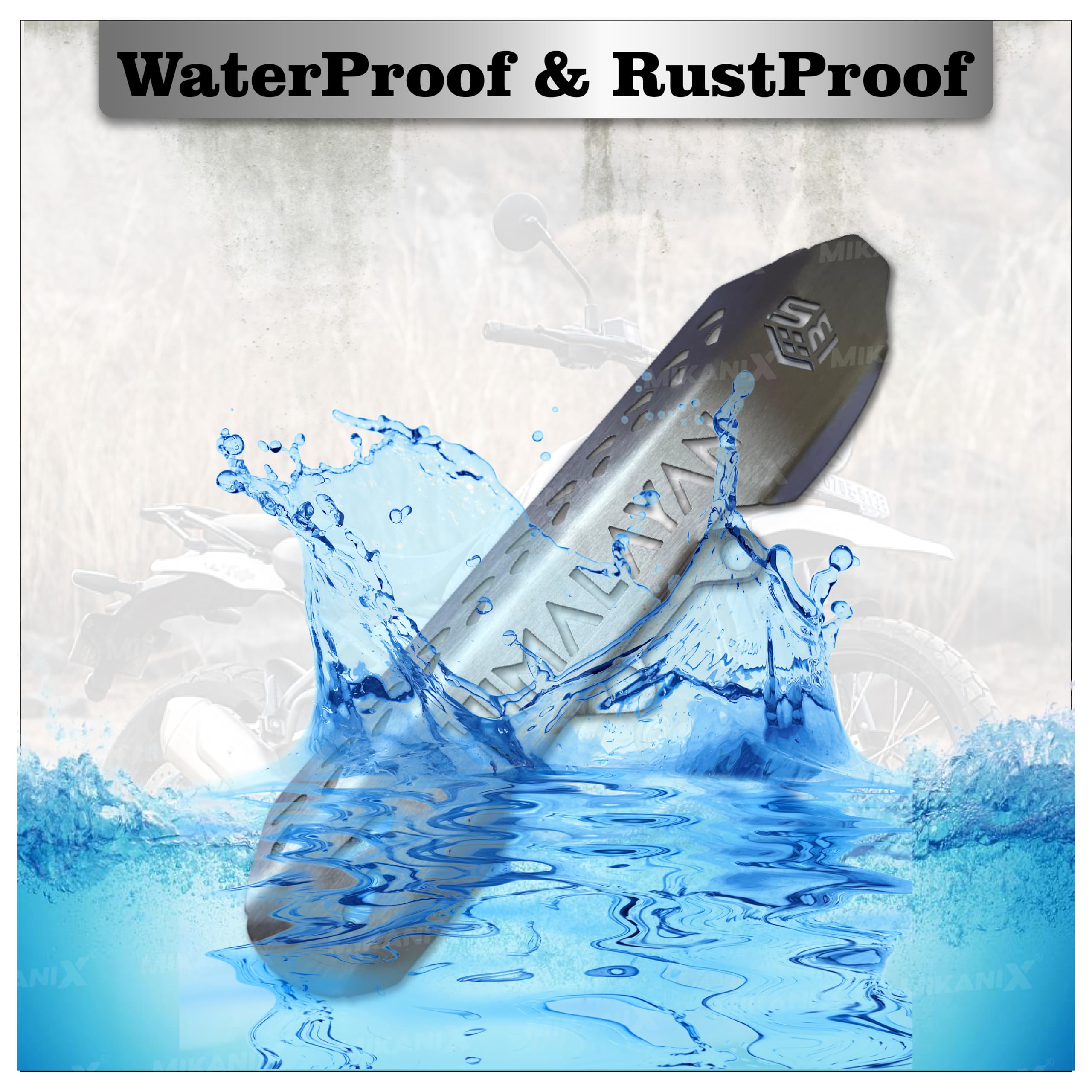 MIKANIX Bike Rear Master Cylinder Guard for Royal Enfield Himalayan 450