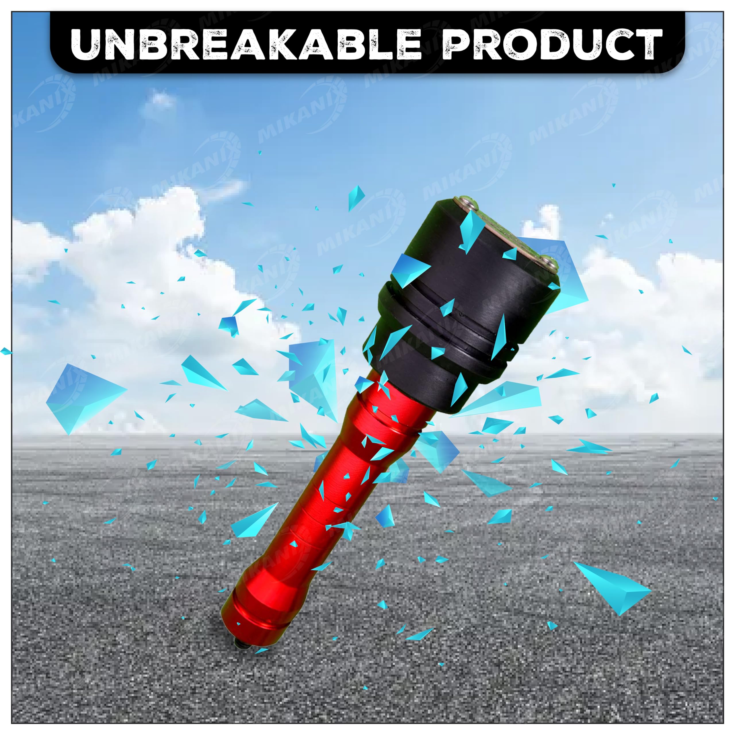 MIKANIX Red Frame Slider Bike Crash Guard Protector Compatible with TVS Apache RR 310