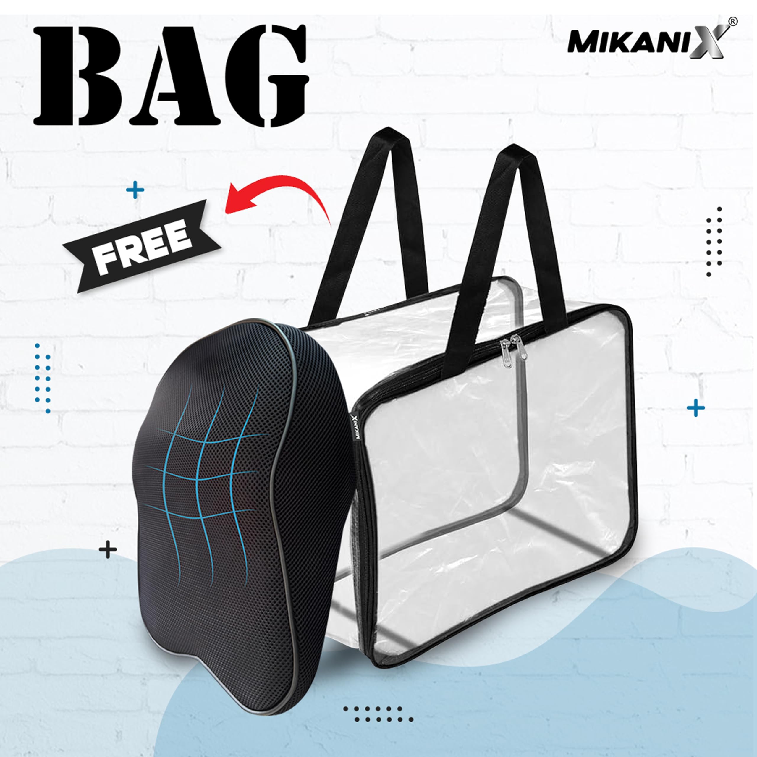 OBEROI'S TRADERS Car Neck Rest Pillow | Seat Cushion | 2 Years Warranty | Ultra Soft Memory Foam for Neck and Cervical Support to Relief Neck Pain & Reduced Tension (Mash Black (Pack of 1))