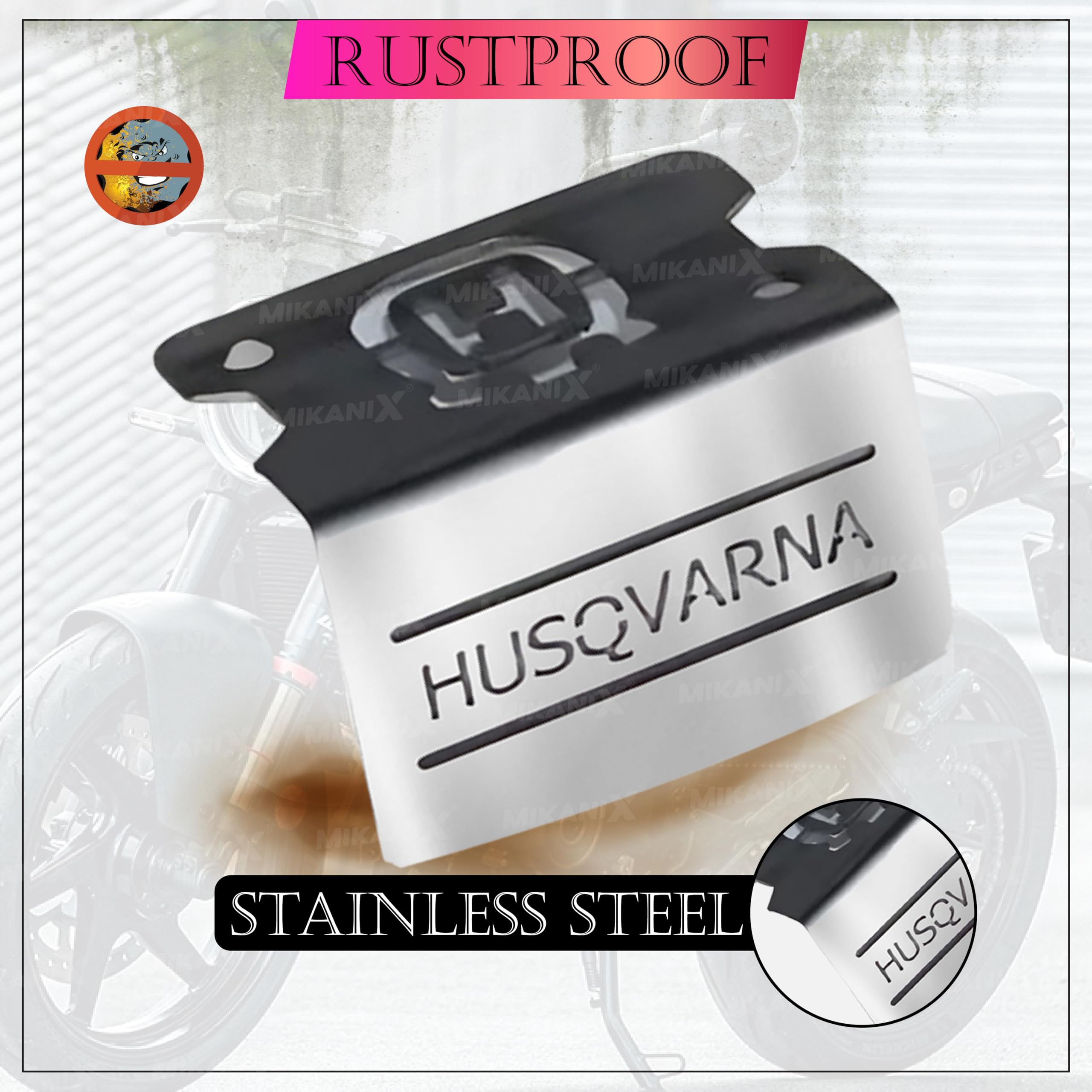 OBEROI'S TRADERS Stainless Steel Front Disc Brake | Master Cylinder Guard for Hus-qvarna Svartpilen 250/ Vitpilen 250