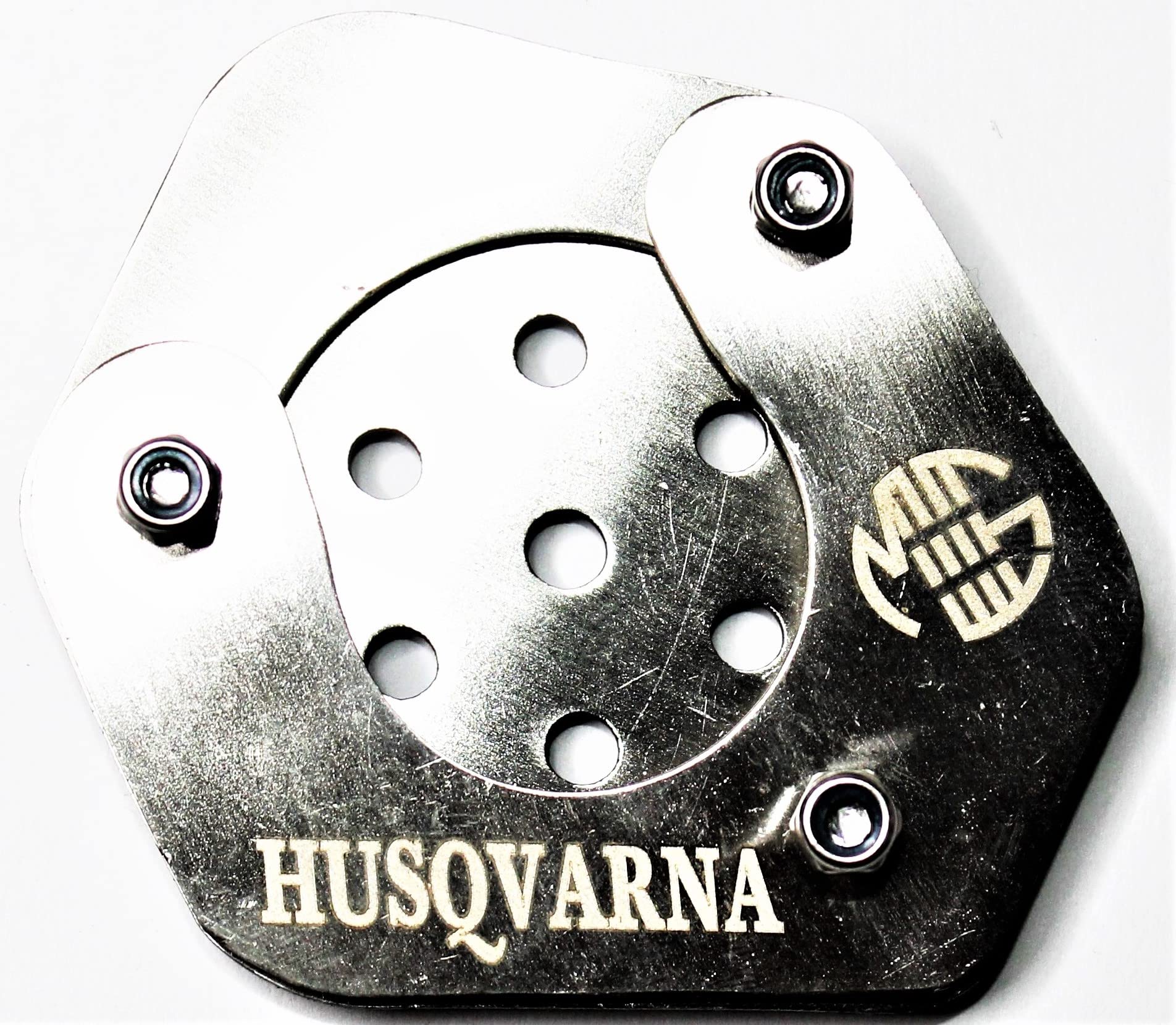 OBEROI'S TRADERS Stainless Steel Side Stand Extender Compatible with Husqvarna Svartpilen 250/ Vitpilen 250