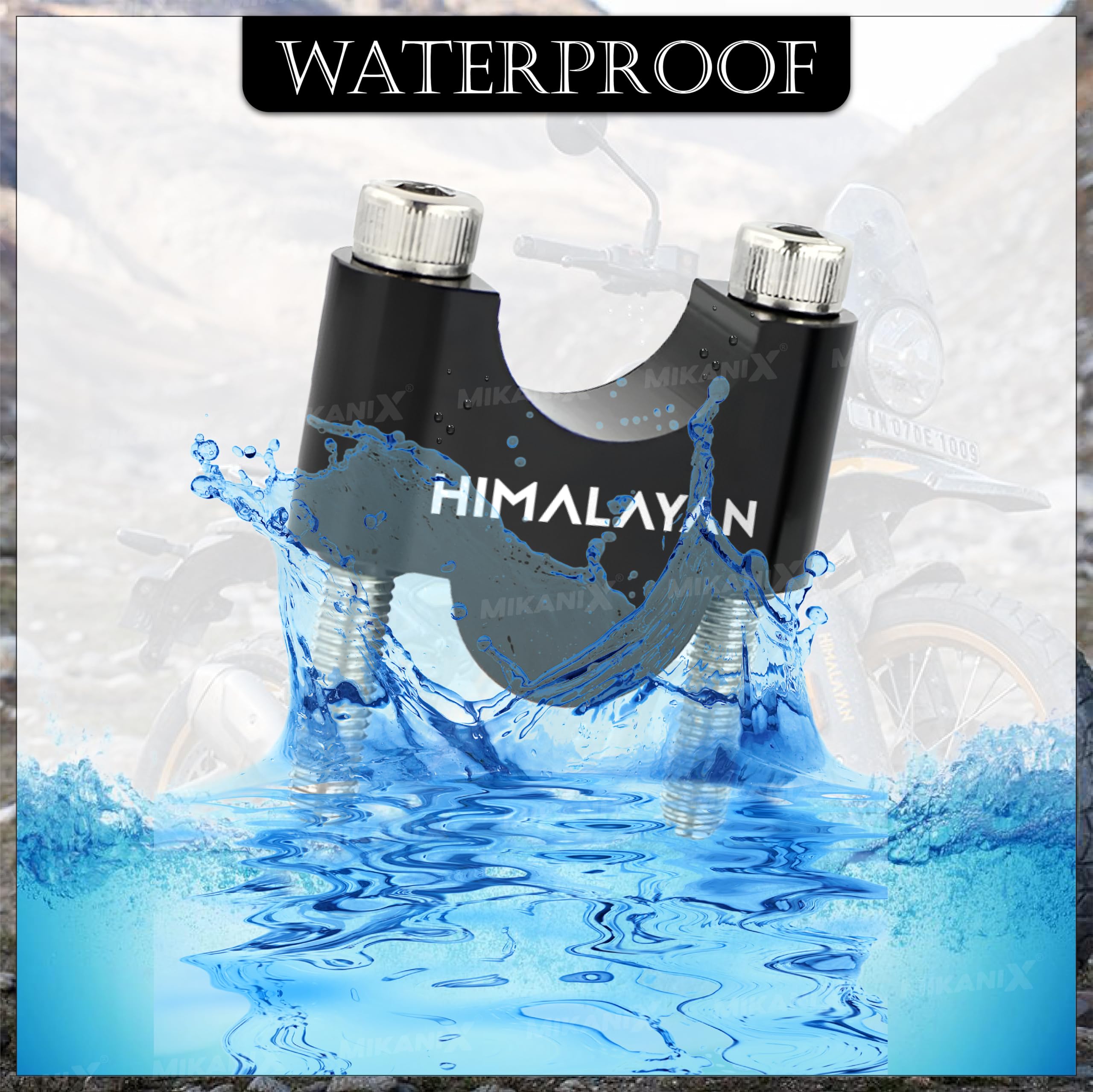 OBEROI'S TRADERS Bike Handlebar Riser Kit | Handle Height Raiser Clamp For Comfort & Control Compatible With Royal Enfield Himalayan 450