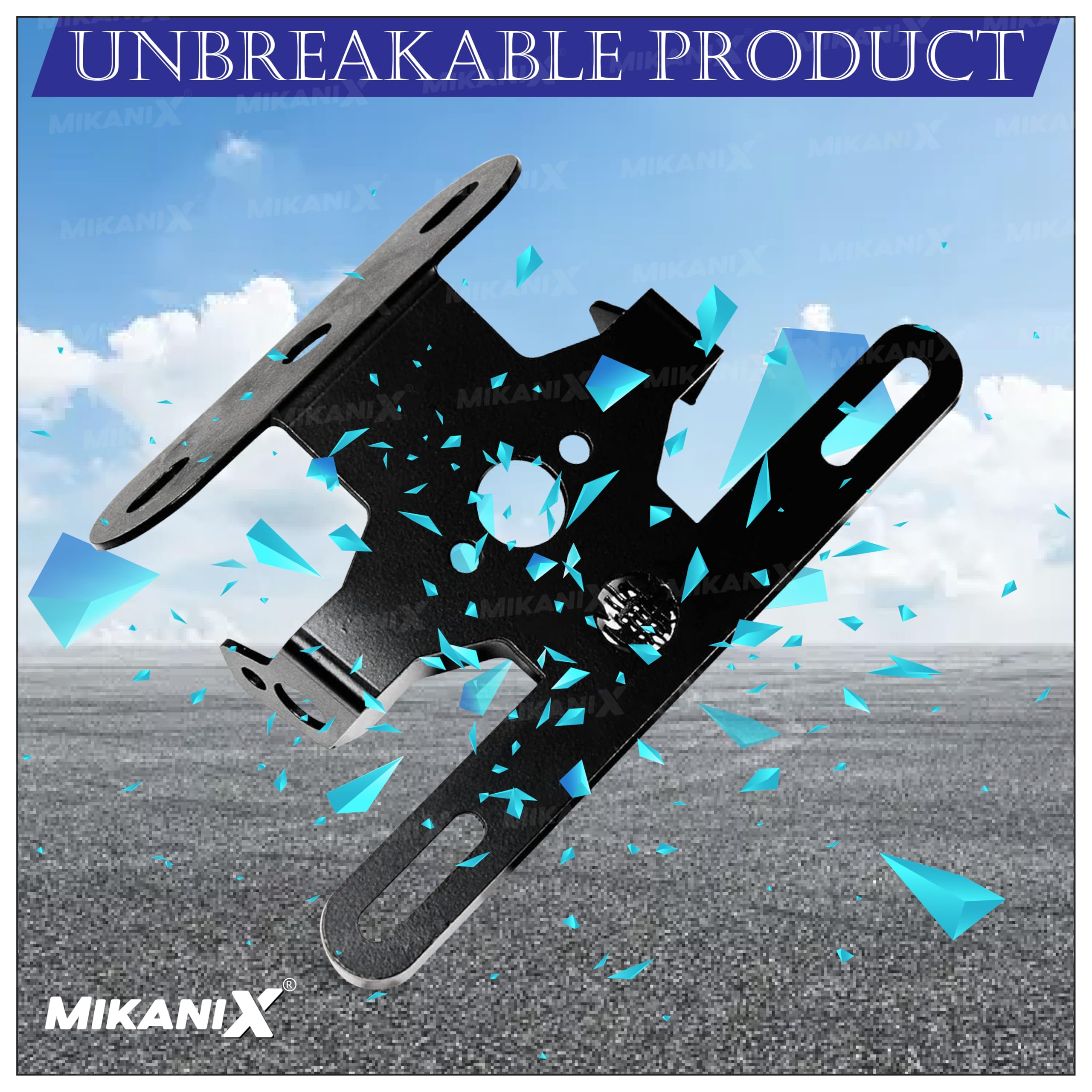 MIKANIX Premium Tail Tidy/Fender Eliminator For Bajaj Pulsar NS & AS Motorcycle