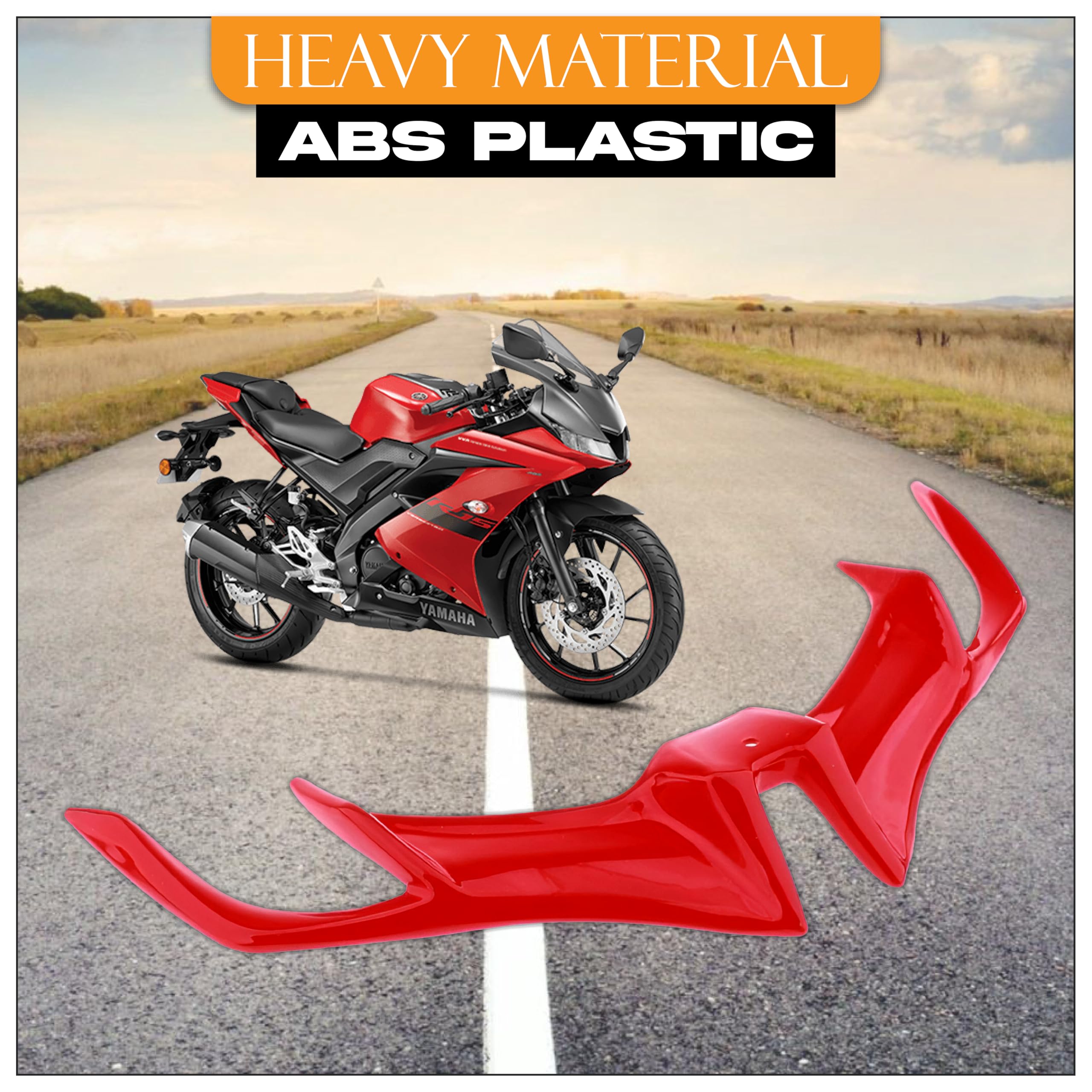 MIKANIX Flexible Large Winglet for Yamaha R15 V3