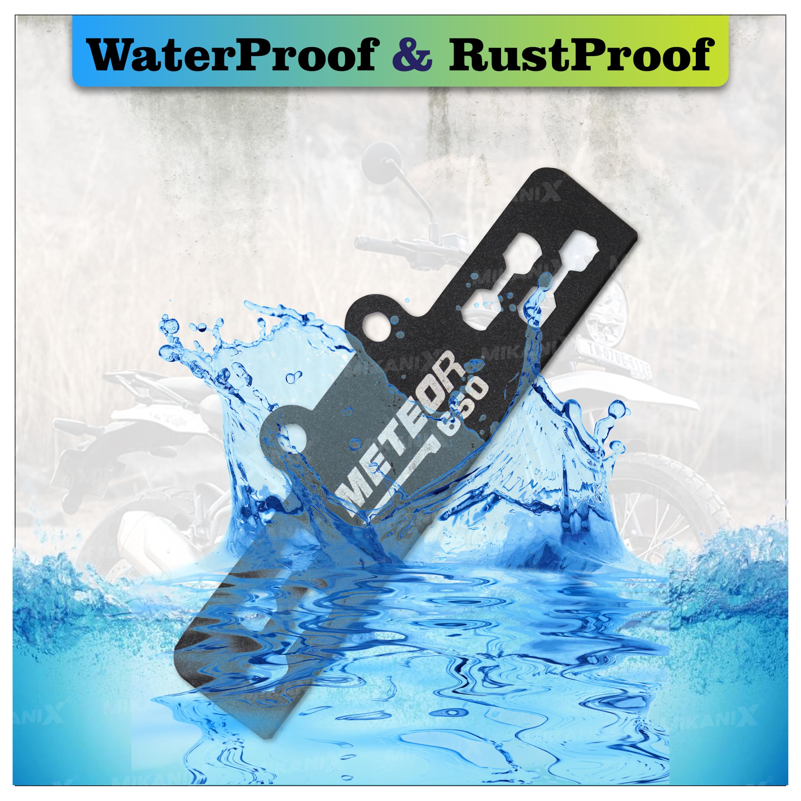 MIKANIX Bike Rear Master Cylinder Guard for Royal Enfield Super Meteor 650