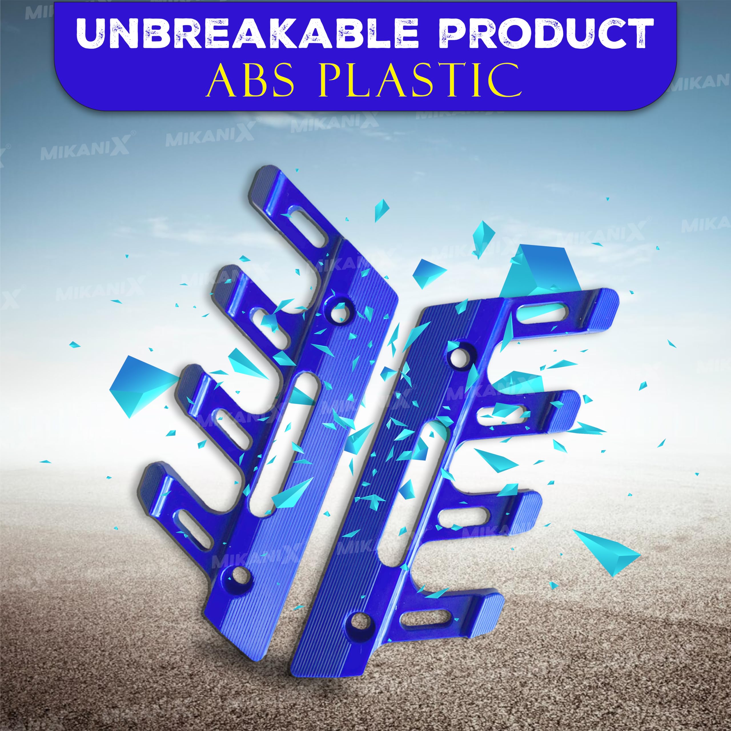 MIKANIX Bike ABS Shocker Protectors | Fork Cover Protector | Front Fender Slider Crash Guard Universal for All Bikes