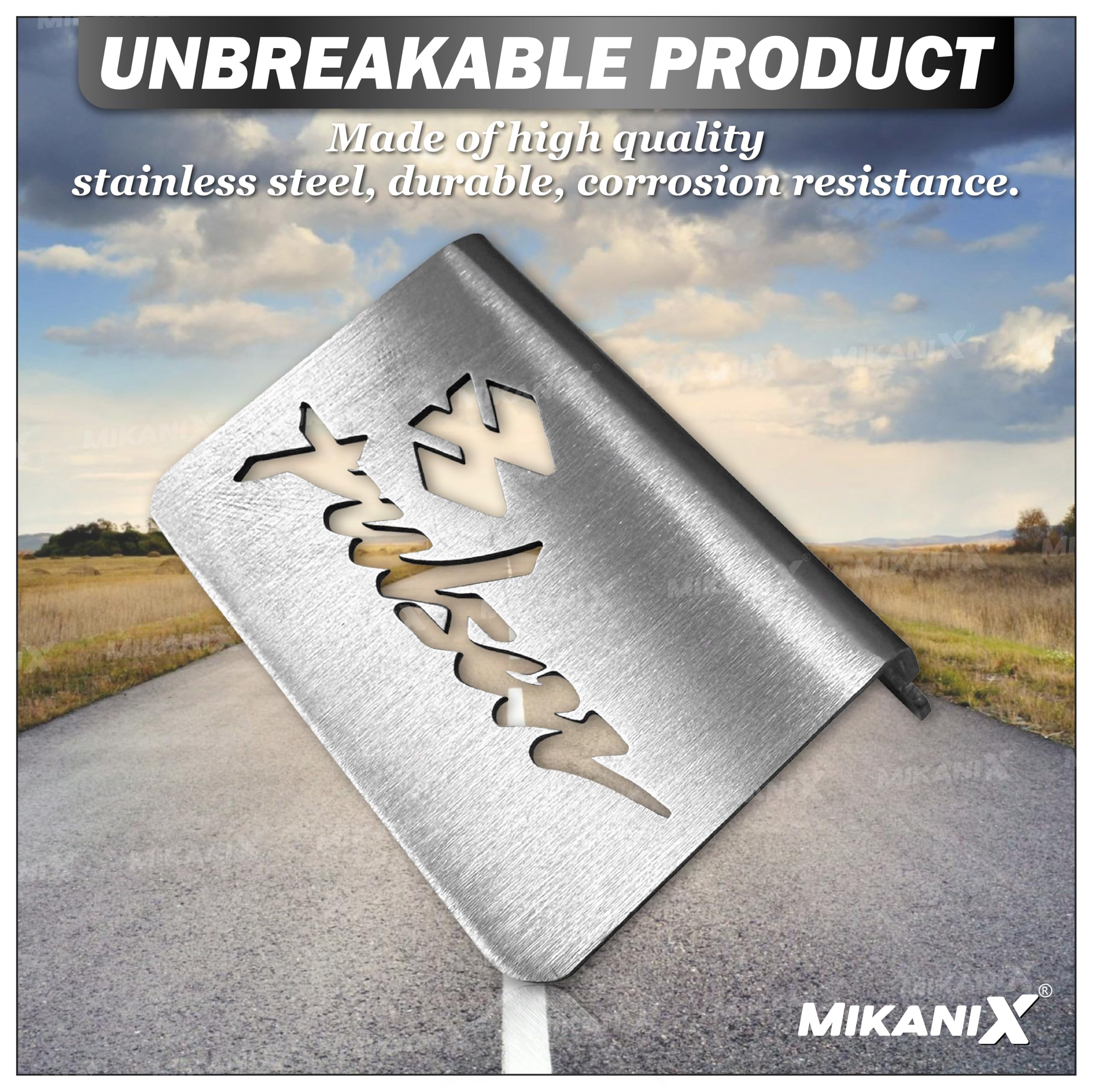 OBEROI'S TRADERS Premium Stainless Steel Front Disc Brake Master Cylinder Guard for Bajaj Pulsar