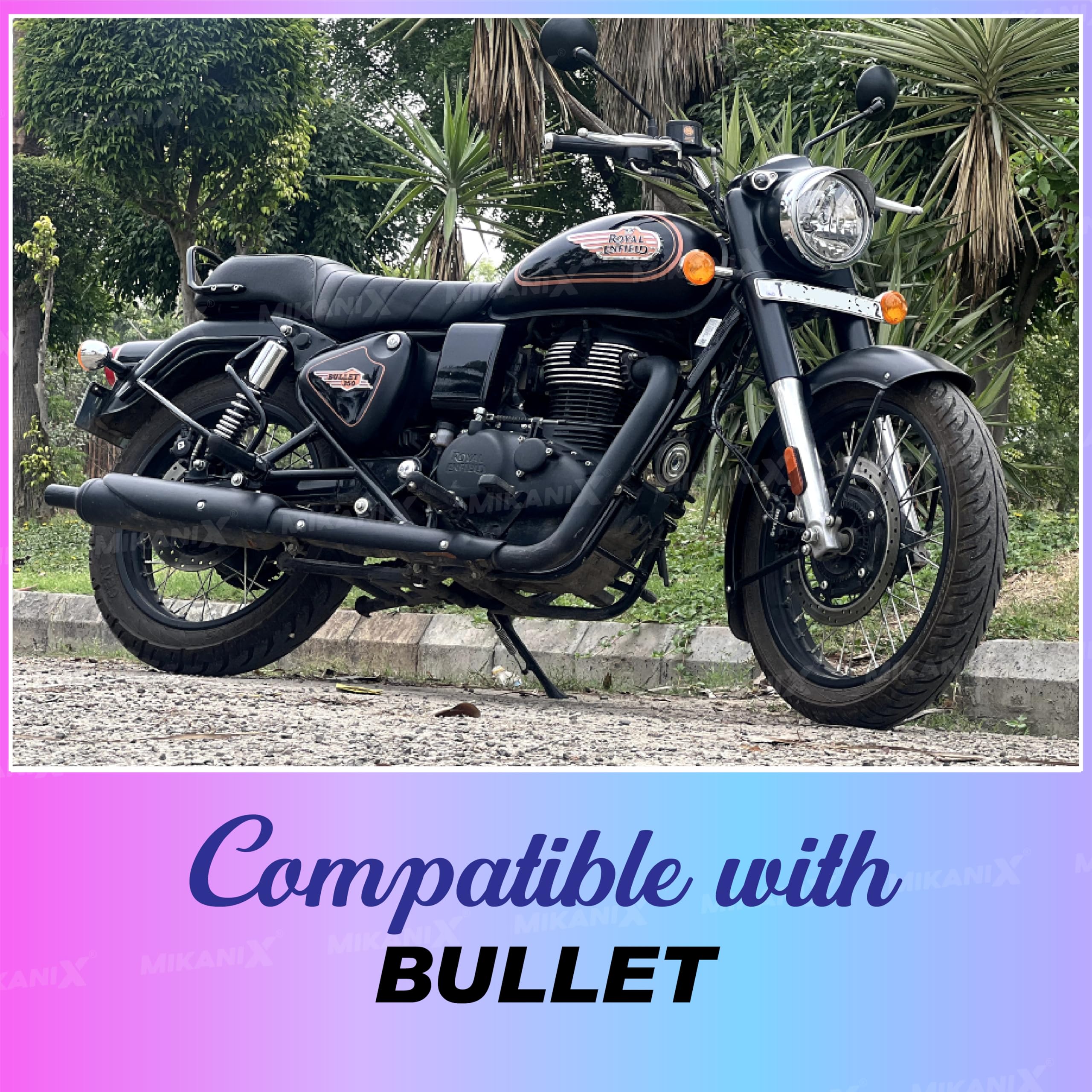 OBEROI'S TRADERS Stainless Steel Disc Brake Fluid Oil Reservoir Cap/Cover Oil Container Guard Compatible with All Royal Enfield Motorcycles