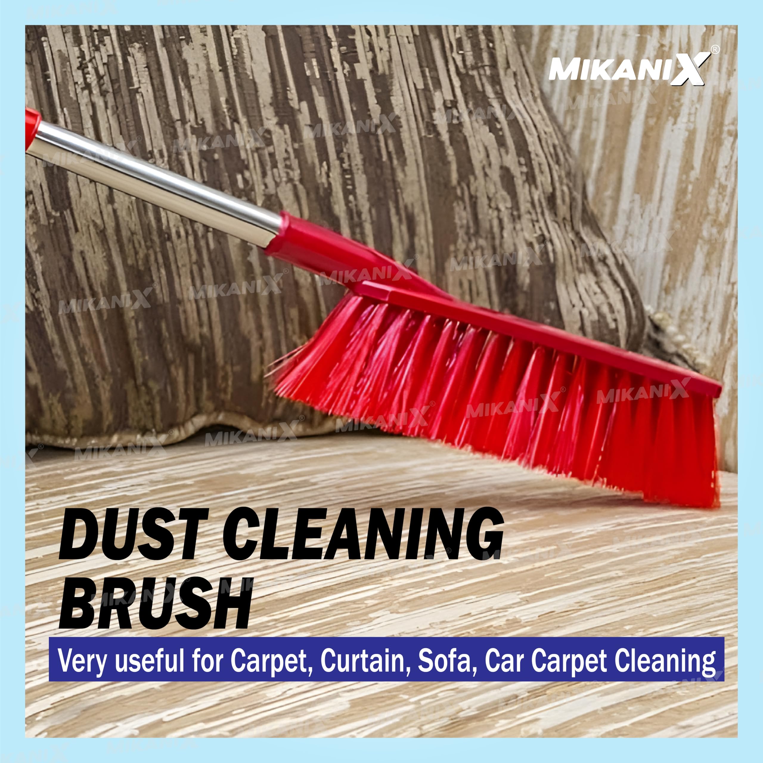 OBEROI'S TRADERS All-Purpose Dust Removal Cleaning Brush with Soft & Long Flexible Bristles for Effortless Cleaning of Car Interiors, Office, Carpet & Home Sofa Cleaning