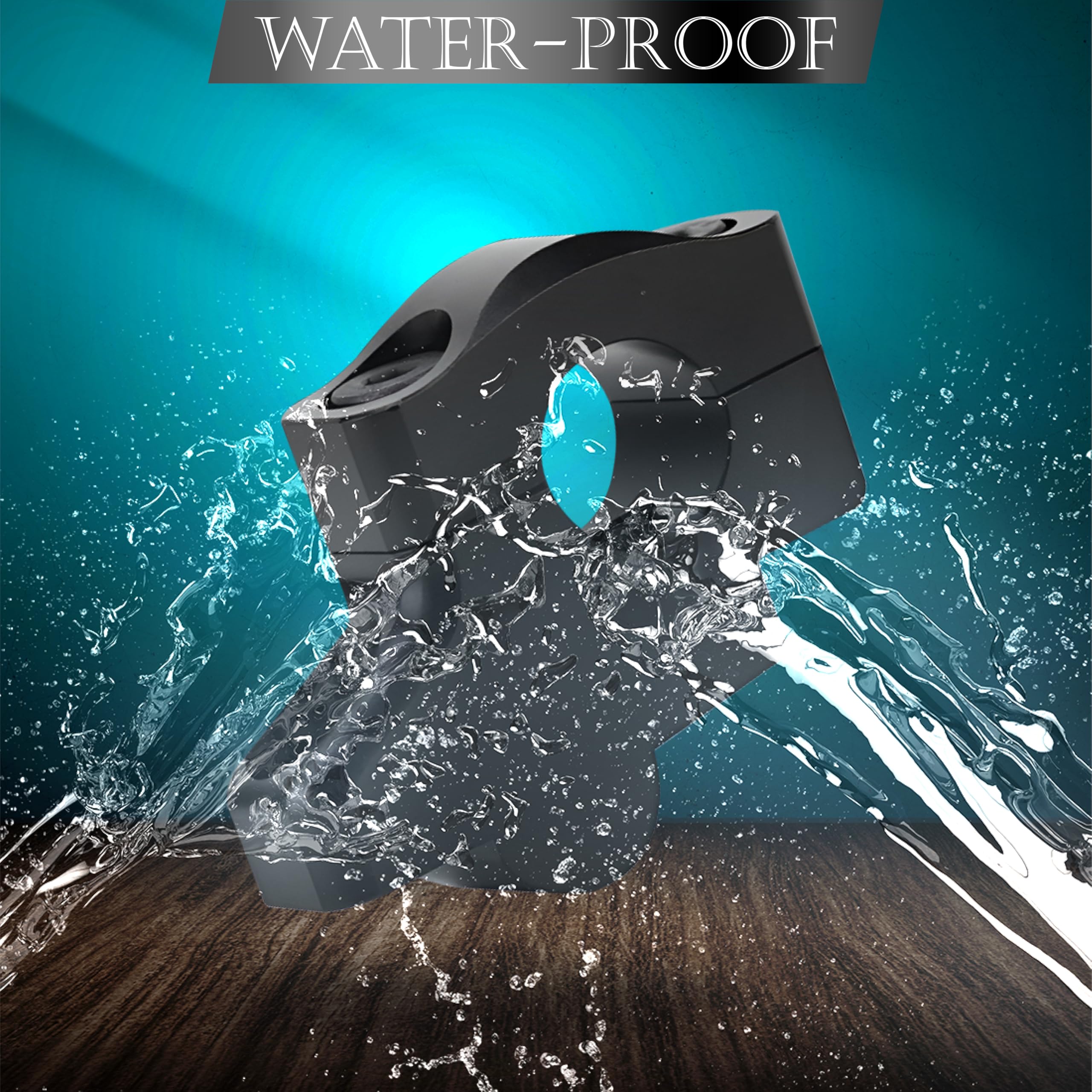 MIKANIX Pull-Back Handle Riser Black | Ergonomic Handlebar Lift & Setback Clamp Kit | CNC Aluminum Riser | Universal Fit for Bikes & Motorcycles