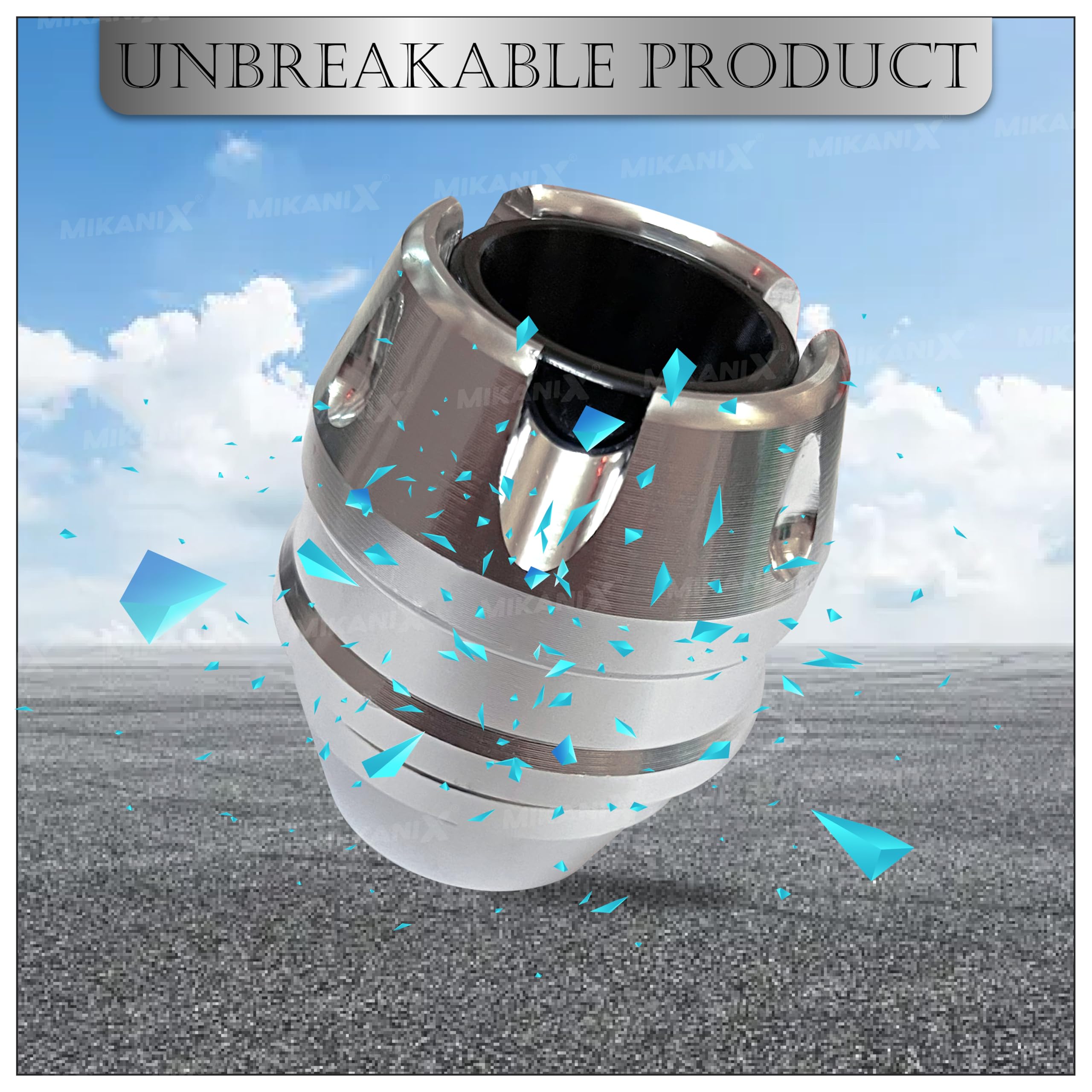 MIKANIX Universal Motorcycle Front Fork Slider | Wheel Frame Slider | Axle Protector Bike Crash Guard for All Bikes