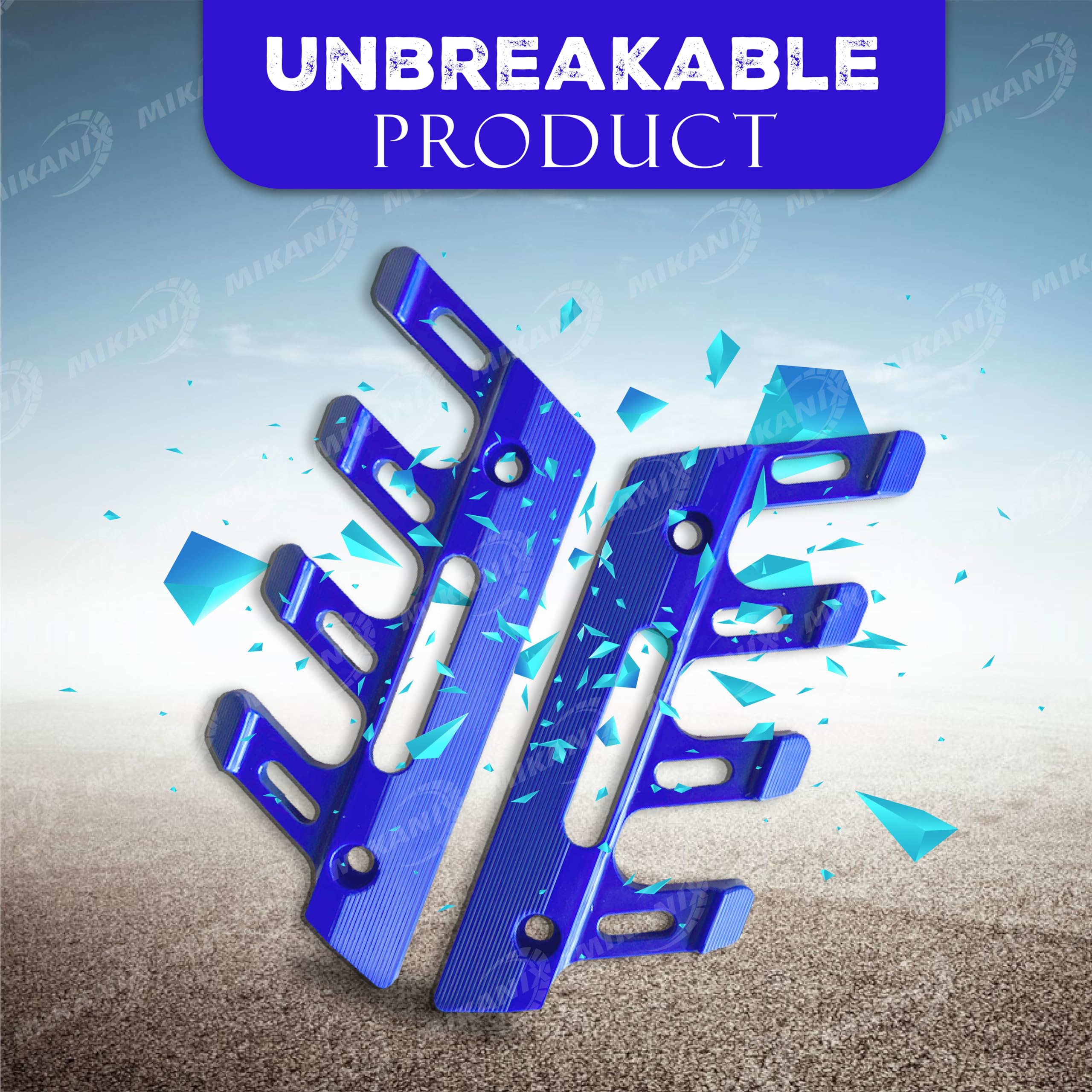 MIKANIX Bike ABS Shocker Protectors | Fork Cover Protector | Front Fender Slider Crash Guard Universal for All Bikes