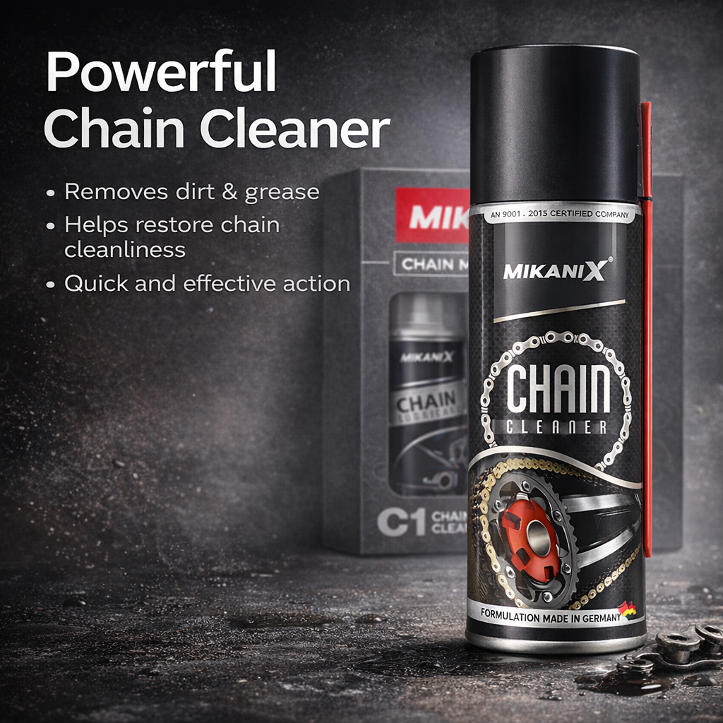 Mikanix Bike Chain Lubricant & Chain Cleaner Spray With Cleaning Brush For Motorcycle and Bicycle