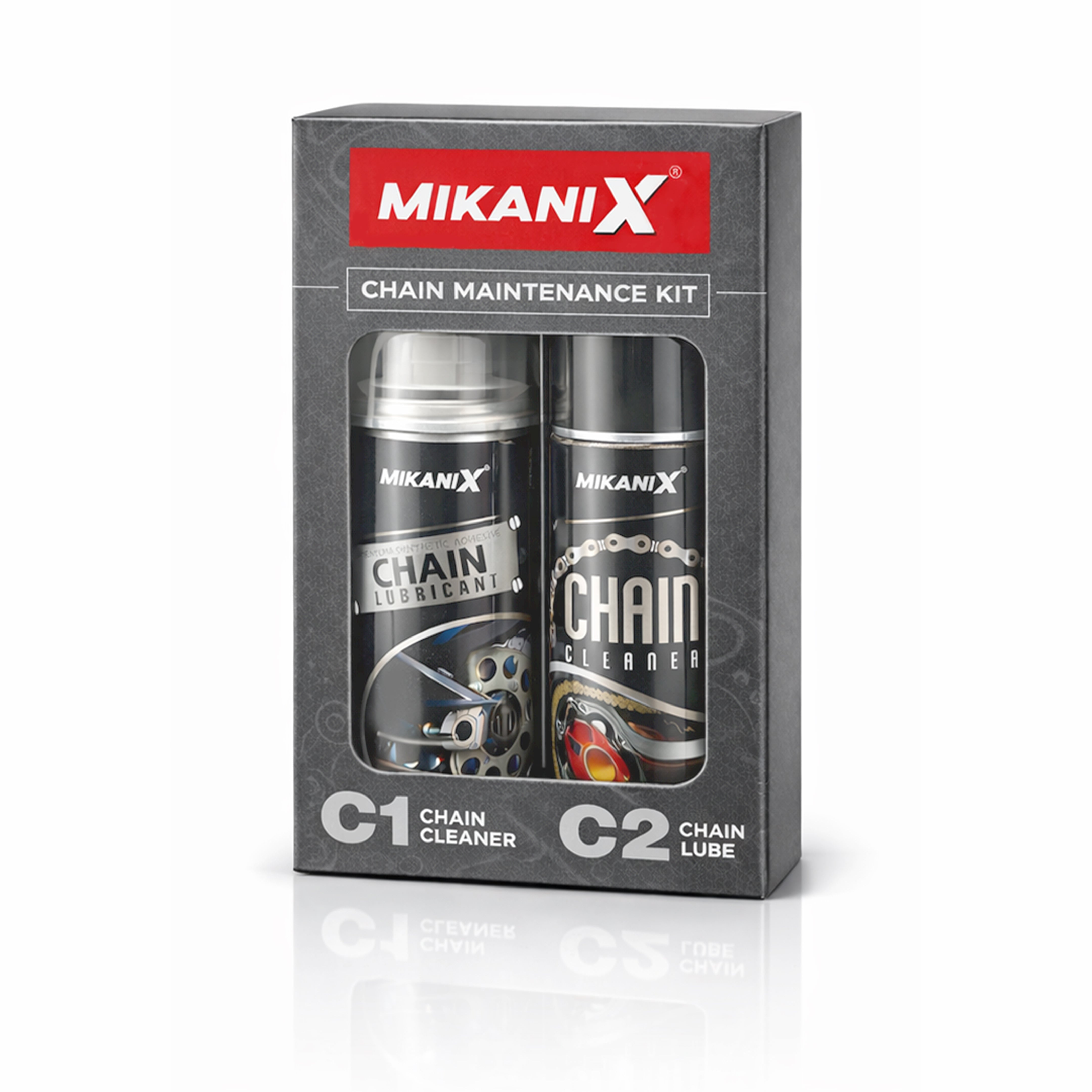 MIKANIX Premium Bike Chain Lubricant and Chain Cleaner Spray For