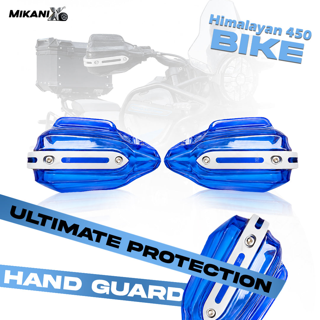 MIKANIX Himalayan 450 Bike Hand Guard Brake | Clutch Lever Protector | Wind Deflector Handlebar Hand Guard (Pack of 2)