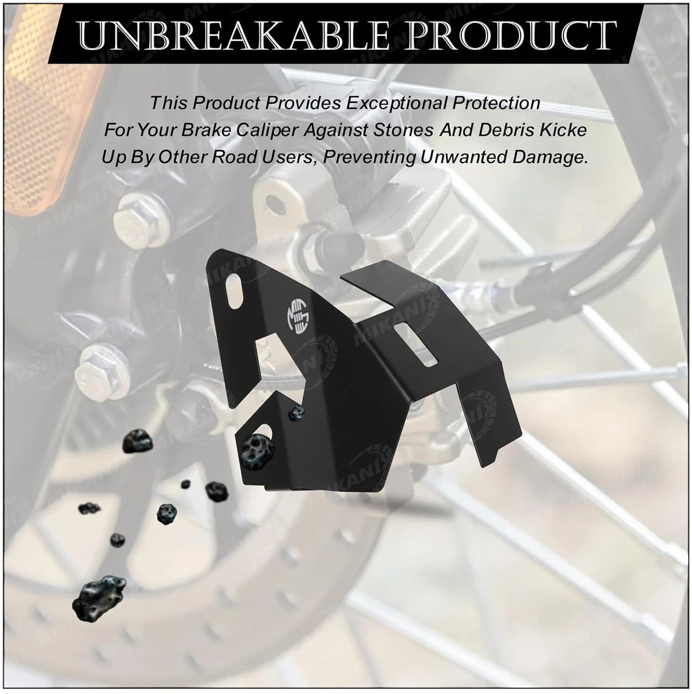 BRXR Front Disc Brake Caliper Guard / Disc Protector Compatible for Himalayan 450 Brake Caliper